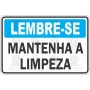 Mantenha a limpeza